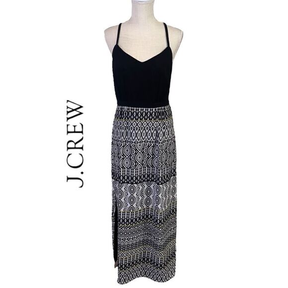 J Crew Tribal Print Maxi Dress - Picture 1 of 14
